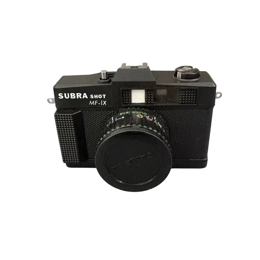 Vintage Subra Shot MF-IX 35mm Film Camera 50mm f/5.6 Taiwan w/ Case & Manual